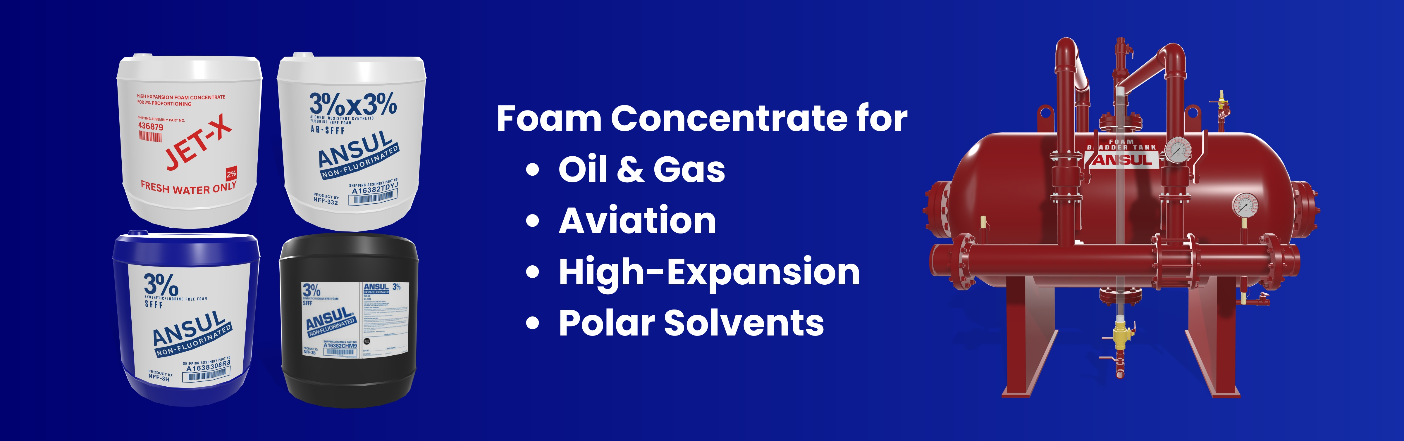 ANSUL Bladder Tank and Foam Concentrate RTI PH
